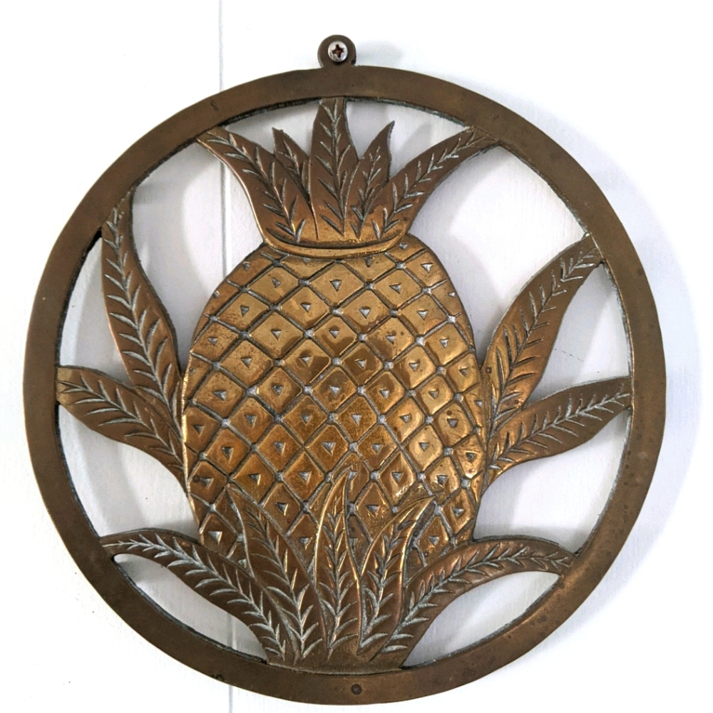 Decorative Brass Pineapple